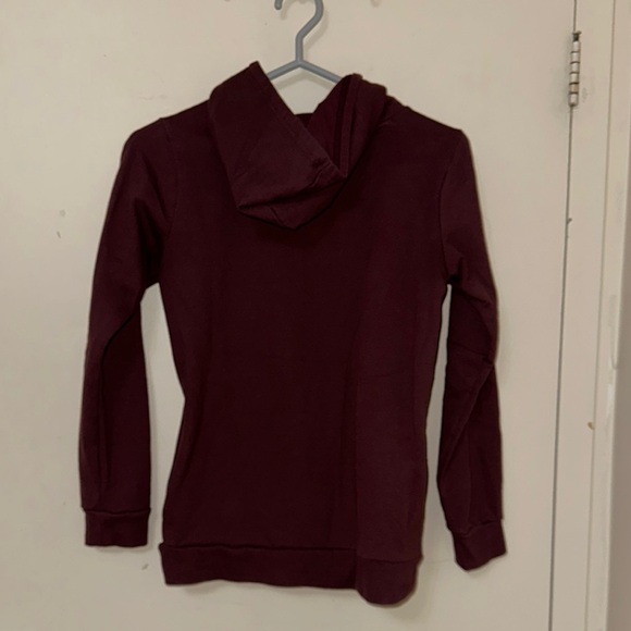 Puma Women's Maroon Hoodie Sweater - Picture 3 of 3